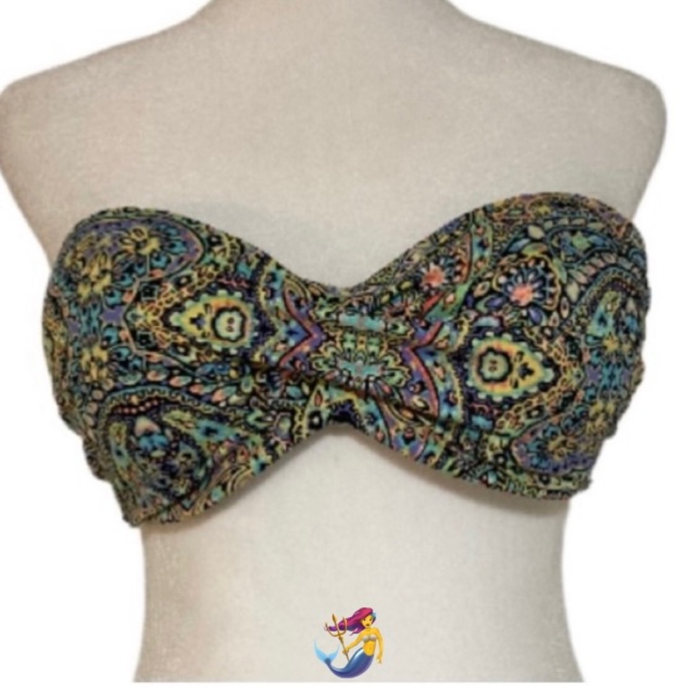 GUC Victoria’s Secret Strapless Bandeau Swimsuit Top Size 34D - Picture 2 of 9